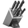 Zwilling Ceppo di Coltelli 7 Pezzi Four Star in Legno Grigio