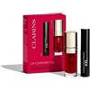 Clarins Lip & Eye Make-Up Duo - Lip Comfort Oil N. 03 Cherry + Mini Mascara Wonder Volume Xxl Black