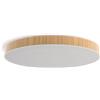 M Ledme - Plafoniera Led Legno Neox 24W, ø30 cm, CCT Dimmerabile da Luce Fredda a Luce Calda, ideale per Cucina, Balcone e Camera da Letto.
