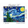 Oscarre K. gobelins Kit Mezzo Punto Croce Completo cm 40x30 (ricamo finito cm 30x22) Notte Stellata