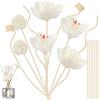 LEIMEND 20 Pezzi Bastoncini per Diffusori Diffusore Ambiente Bastoncini