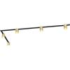 Ledvion Sistema di Binario 3m Monofase Oro 5 faretti
