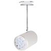 HynJGih Palo prolunga a led binario di sollevamento braccio braccio lungo binari faretti montati faretti plafoniera binario negozio di abbigliamento(White,18w)