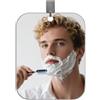 Rimotedeso, Specchio da Doccia per rasatura, antiappannamento, infrangibile, Montaggio a Parete Senza Foratura con Gancio, 13x17 cm, per Bagno e Doccia, plastica PC Trasparente