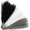 AFAMITOO 6 X erba artificiale della pampa corta (45 cm) come riempitivo per vasi, per la casa in bianco, nero o grigio