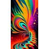 ARTGOTO Diamond Painting Quadrati Adulti Grandi Dimensioni Kit Completo,40x70cm Pittura Diamante Adulti Astratto Colore A,Fornito con Diamond Painting Quadrato Accessori per la Decorazione