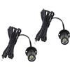 Tonysa Mini Faretto Dimmerabile con Cavo, Faretti a LED per Espositori, Piccolo per Portico di Armadietti per Gioielli (Luce calda 3000K)