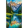 ARTGOTO Diamond Painting Quadrati Adulti Grandi Dimensioni Kit Completo,40x70cm Pittura Diamante Adulti Paesaggi Bosco A,Fornito con Diamond Painting Quadrato Accessori per la Decorazione