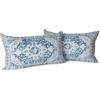 Snylcce Set di 2 federe per cuscini bohémien, design vintage e anticato, motivo double-face, morbide federe per cuscini da giardino, divano, letto, decorative, 30,5 x 50,8 cm