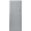SMEG FRIGORIFERO MONOPORTA SMEG FAB28LSV6, Capacità netta totale 270 l, Rumorosità: 35 dB(A), Dimensioni: L 60,1 cm A 150 P 76,8 cm, Silver, Classe C