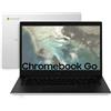 SAMSUNG Galaxy Chromebook Go NOTEBOOK CHROMEBOOK, 14 ", processore Intel® Celeron N4500, UHD Graphics, RAM 4 GB, 64 GB Flash, Argento, Google Chrome OS