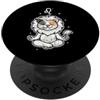 leo cat lion kitty zodiac mindful fire s Leo Zen Cat Astrologia PopSockets PopGrip Adesivo