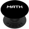Minimal Math Studio Matematica Amante STEM Algebra Geometria Calcolo Design Minimalista PopSockets PopGrip Adesivo