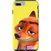 Disney Custodia per iPhone 7 Plus/8 Plus Disney Zootopia 2 Nick Wilde Fox Big Face Yellow