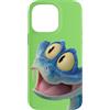 Disney Custodia per iPhone 14 Pro Max Disney Zootopia 2 Gary De'Snake Big Face Green