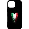 Italy Flag Custodia per iPhone 16 Pro Max Cuore Italia