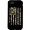 American Flag Camo Patriotic Military Gr Custodia per iPhone SE (2020) / 7/8 Bandiera USA mimetica bandiera americana militare patriottica