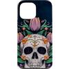 Skull Flower Cottagecore Floral Flowers Custodia per iPhone 13 Pro Max Floreale Zucchero Teschio Fiore Tulipano Rosa Halloween Cottag