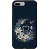 Hummingbird Apparel For Kids and Adults Custodia per iPhone 7 Plus/8 Plus Dentista Dente Floreale Colibrì Margherita Natura