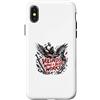 Norse Blacksmith Angel Warrior Forge Custodia per iPhone X/XS Volunds Wing and Blade Works Viking Forge