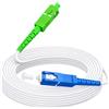 Speedoptic - Cavo Fibra Ottica SC/APC a SC/UPC | Simplex Monomodale FTTH | Convertitore Compatibile con iliad iliadbox (20 Metri)