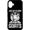 Just Get In There With The Goats Farm Go Custodia per iPhone 16 Plus Basta entrare lì con le capre