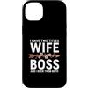 I Have Two Titles Wife And Boss Custodia per iPhone 14 Plus Ho due titoli Moglie e capo e li rock entrambi