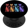 Mid-century Modern Cats 50's 60s Style V Retro Vintage Mid-century Modern Look Cats 50's 60's Style PopSockets PopGrip Adesivo