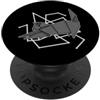 Paperfolding paper fold folding techniqu Paperfolding Cat PopSockets PopGrip Adesivo