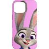 Disney Custodia per iPhone 16 Pro Max Disney Zootopia 2 Judy Hopps Bunny Rabbit Big Face Pink