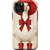 Cute Duck Ducky & Goose Gifts Custodia per iPhone 11 Pro Carino Anatra Pioggia in Impermeabile Stuff Stivali Rossi & Cappello Coquette