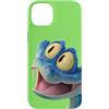 Disney Custodia per iPhone 14 Plus Disney Zootopia 2 Gary De'Snake Big Face Green