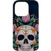 Skull Flower Cottagecore Floral Flowers Custodia per iPhone 14 Pro Floreale Zucchero Teschio Fiore Tulipano Rosa Halloween Cottag