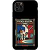 French Riviera Travel Art Studio Custodia per iPhone 11 Pro Max Bandiera della Costa Azzurra Francia Vintage Travel Graphic