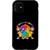First Day Winner Dabbing Pencil Cool Sun Custodia per iPhone 11 2 ° grado Secondo Grader Wheel Spin Win Divertente Ritorno a scuola
