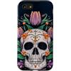 Skull Flower Cottagecore Floral Flowers Custodia per iPhone SE (2020) / 7/8 Floreale Zucchero Teschio Fiore Tulipano Rosa Halloween Cottag