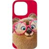 Disney Custodia per iPhone 14 Pro Disney Zootopia 2 Dr. Fuzzby Quokka Big Face Red