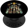 Mid-century Modern Cats 50's 60s Style V Retro Vintage Mid-century Modern Look Cats 50's 60's Style PopSockets PopGrip Adesivo