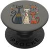 Mid-century Modern Cats 50's 60s Style V Retro Vintage Mid-century Modern Look Cats 50's 60's Style PopSockets PopGrip Adesivo