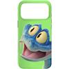 Disney Custodia per iPhone 17 Pro Max Disney Zootopia 2 Gary De'Snake Big Face Green