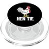 Retro For Dad Humor Sarcasm Comedy Joke Cravatta divertente gallina gallo con scritta sarcastica umoristica PopSockets PopGrip per MagSafe