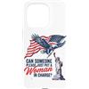 Maglietta Con Bandiera Americana Donna D Custodia per iPhone 15 Pro Femminismo T Shirt Donna American USA Ragazze Bandiera