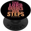Bible Verse Proverbs 19 9 Tees Co Il Signore guida i nostri passi Proverbi 16:9 Versetto della Bibbia PopSockets PopGrip Adesivo
