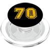 Leggende dello sport Numero della squadra sportiva vintage gialla n. 70 PopSockets PopGrip per MagSafe