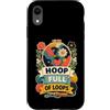 Jimbeels Custodia per iPhone XR HOOP FULL OF LOOPS Ago Filato Fiori Creatività