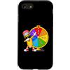 First Day Winner Dabbing Pencil Cool Sun Custodia per iPhone SE (2020) / 7/8 3 ° grado Gira la ruota per vincere di nuovo a scuola Terza elementare
