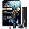 Philips Sonicare Next-Generation DiamondClean 9000 Spazzolino elettrico - con Feedback di copertura totale, Feedback di pressione, 21 impostazioni, verde scuro, HX9214/84