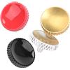 BONKZEBU Kit Pulsante di Scatto in Metallo da 4 Pezzi per Fotocamere Serie X, Pulsante di Rilascio Dell'otturatore Decorativo di Ricambio, Superficie Verniciata Resistente, Pulsanti Rosso, Oro,
