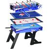 NG Biliardi Tavolo multigioco OCEANO 4 in 1 - pieghevole in verticale