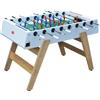 NG Biliardi Calcio Balilla ADONE BIANCO - vetro temperato